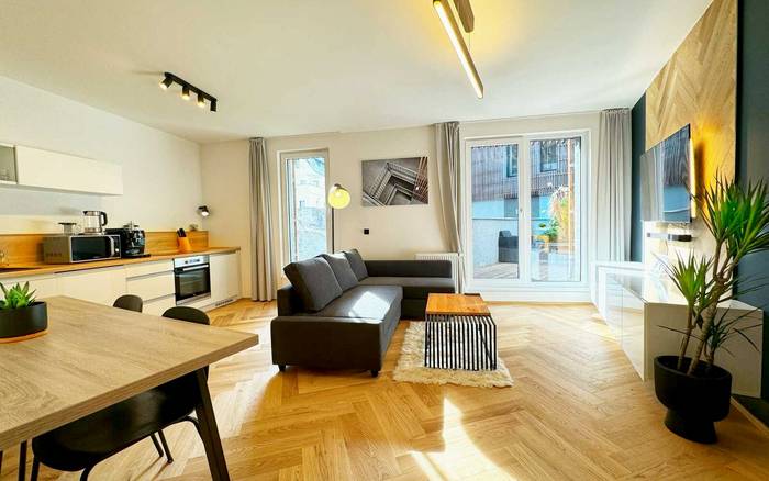 Apartmán Luxury 2+kk s terasou a zelení