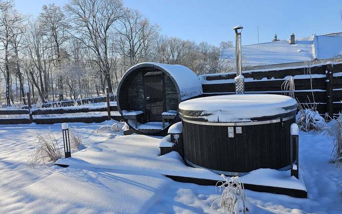 Sauna, koupací káď