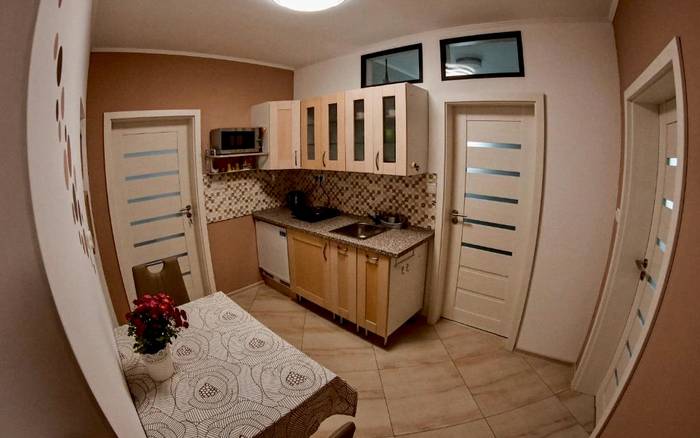Apartmán B - kuchyňa