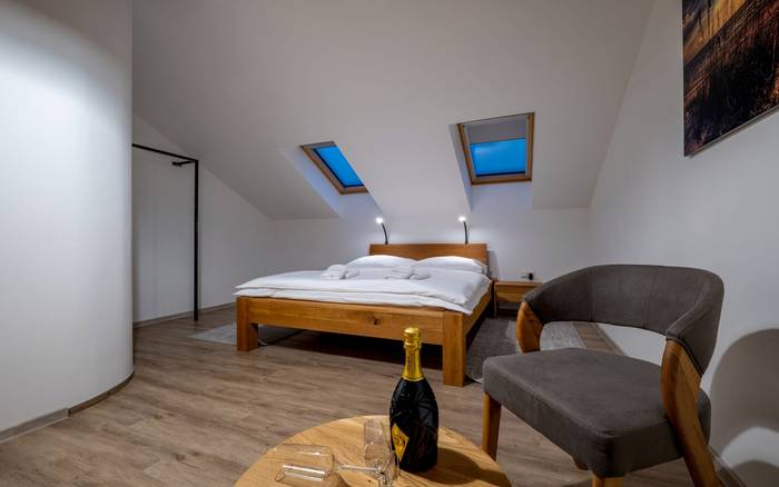 Spálňa č.2 Mezonetový apartmán P16