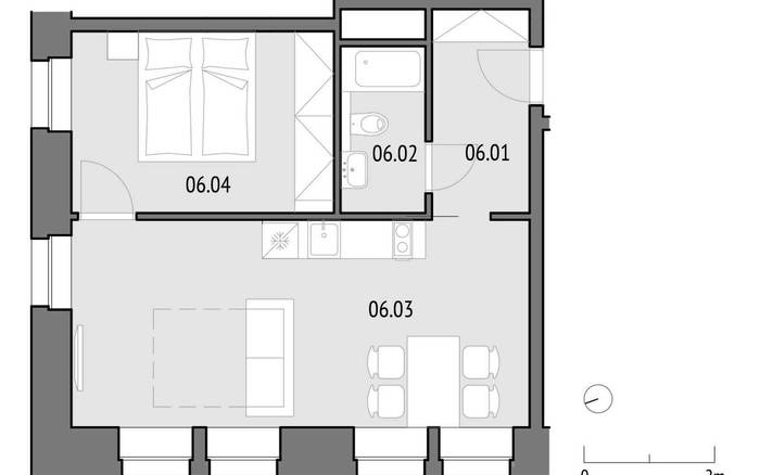 Lysá Hora - 406 Apartmá s jednou ložnicí