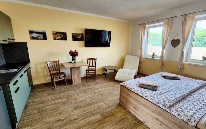 4. Apartmán s kuchyňkou, bezbariérový v přízemí