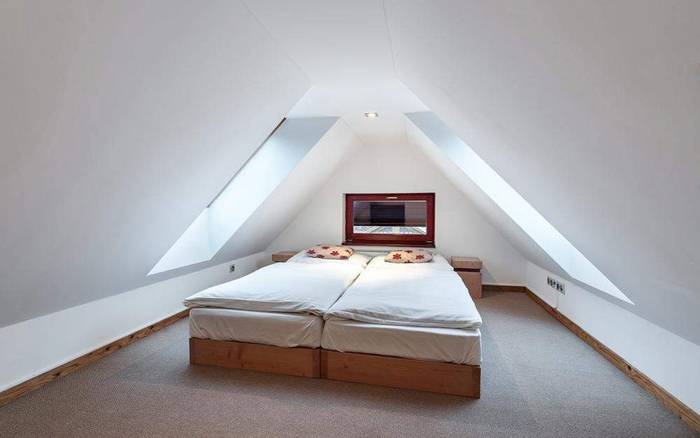 Apartmán Mezonet v hlavnej budove hotela - Výhľad na Tatry