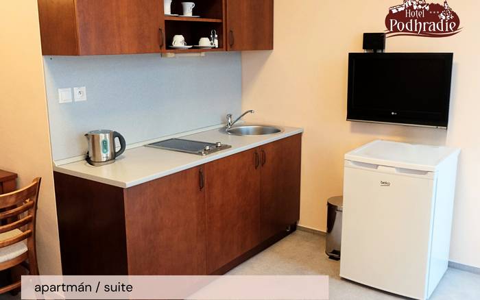 Apartmán - kuchynský kút