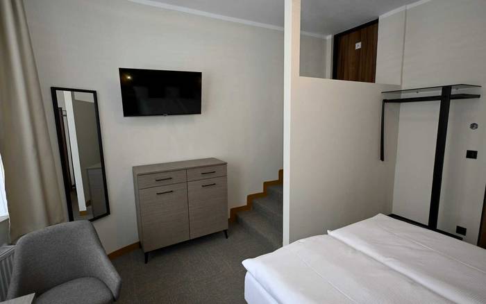 Dvoulůžkový pokoj Comfort s manželskou postelí
