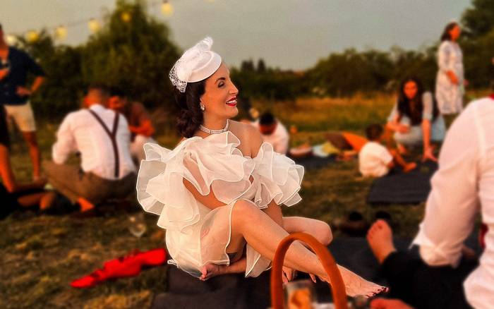 Piknik nad vinohradom