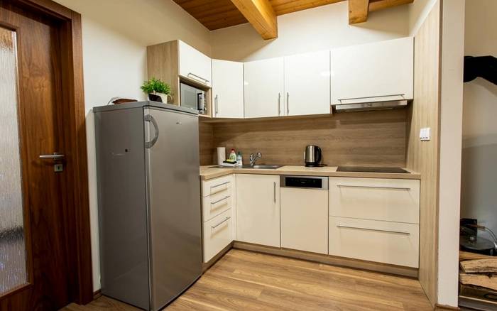 Apartmán Deluxe s kuchyňkou, terasou a balkonem pro 6 osob