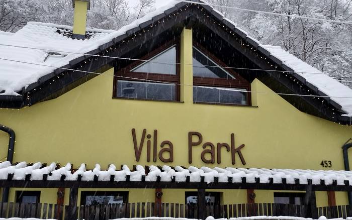 Vila Park v zime