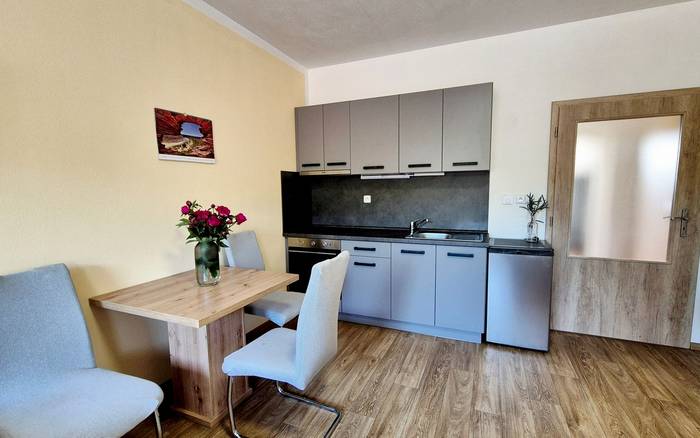 1. Apartmán s kuchyňkou, bezbariérový v přízemí