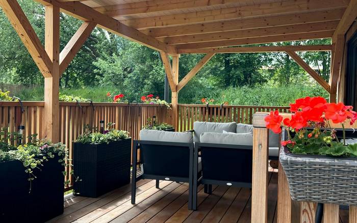 Domček s Jacuzzi a grilom, pri termálnom kúpalisku