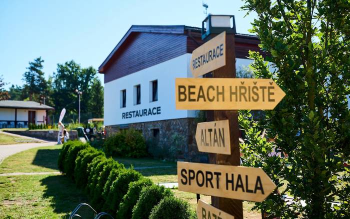 Rozcestník u recepce