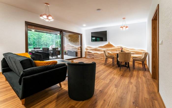 Apartmán č.1 s terasou a výhledem