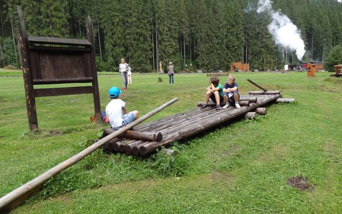 Čiernohronská železnička Čierny Balog - 18 km od penziónu