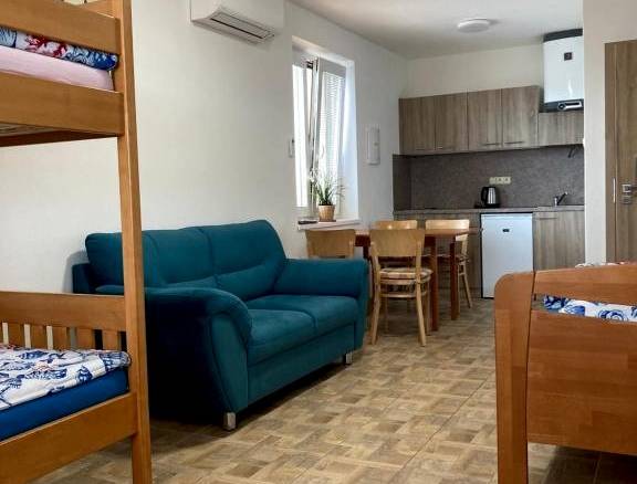 Čtyřlůžkový apartmán v přízemí