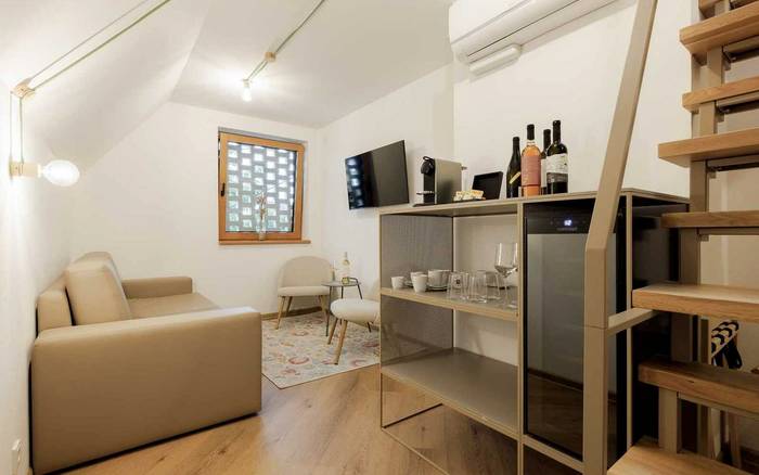 Šestilůžkový dvoupodlažní apartmán