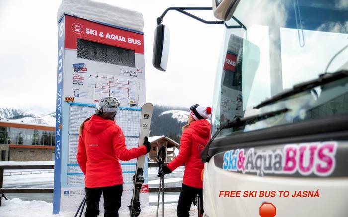 Free ski bus do Jasnej 