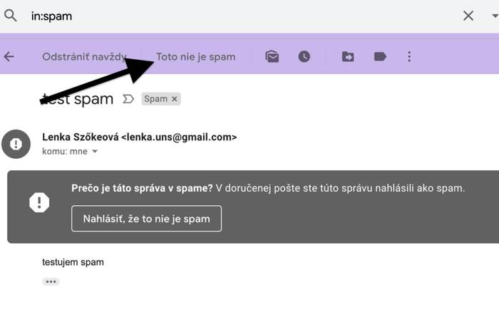 Čo robiť, ak máte emaily v Spame a v Reklamách?