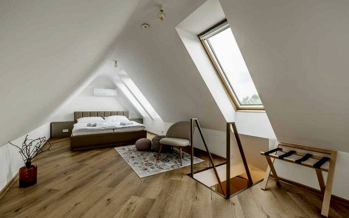 Šestilůžkový dvoupodlažní apartmán