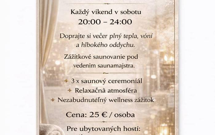 saunové rituály