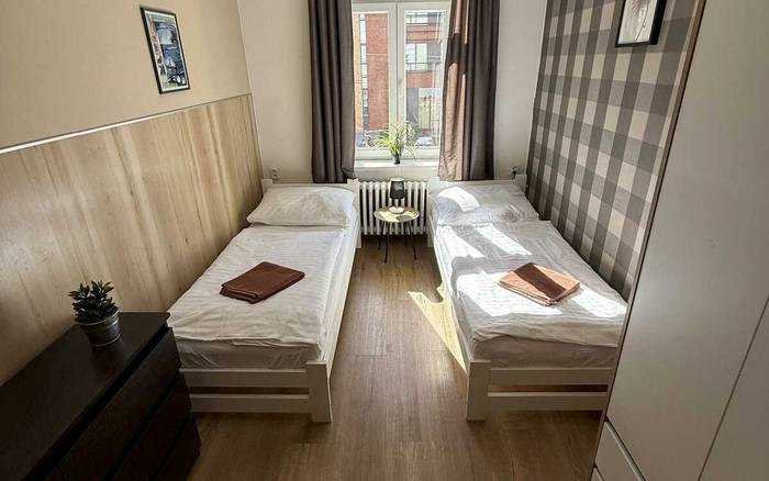 Pokoj Privat Twin se společnou koupelnou