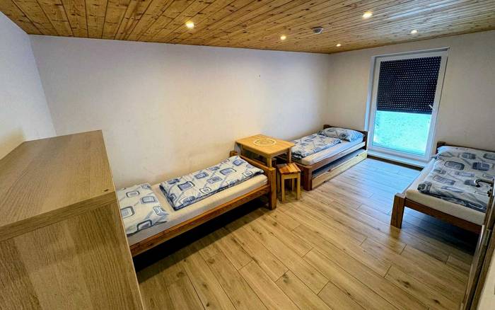 Třílůžkový pokoj s vlastní koupelnou