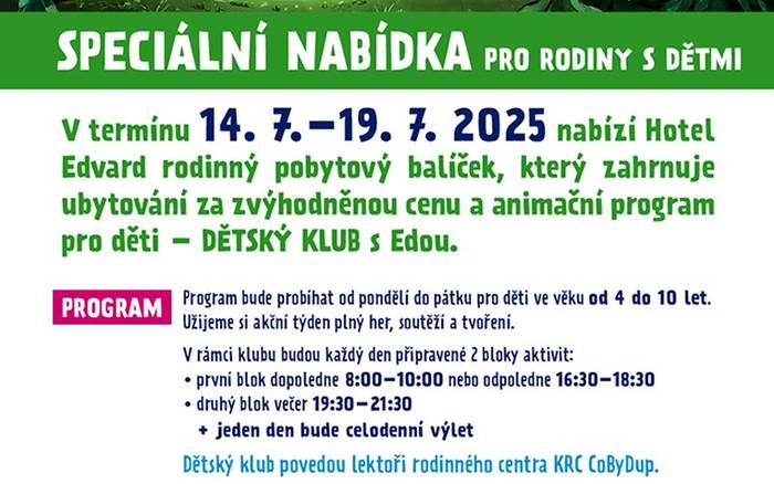Dětský klub s EDOU