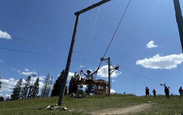 Ski Čierny Balog - Obria hojdačka