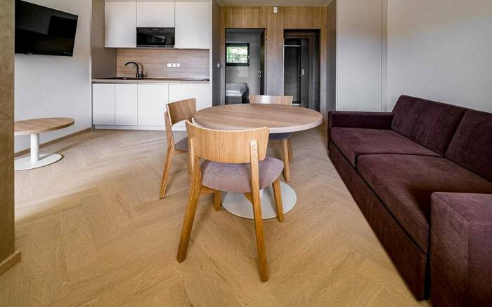 Apartmán s jednou ložnicí (2 osoby + 2 přistýlky)