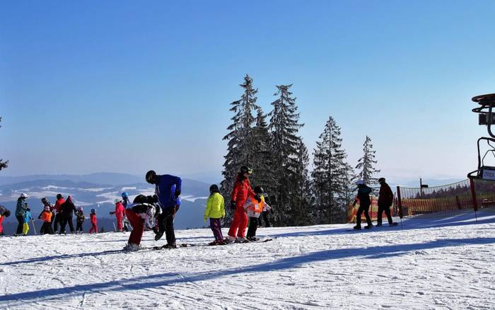 Nejen lyžovat, ale i bruslit můžete ve Ski areálu Lipno