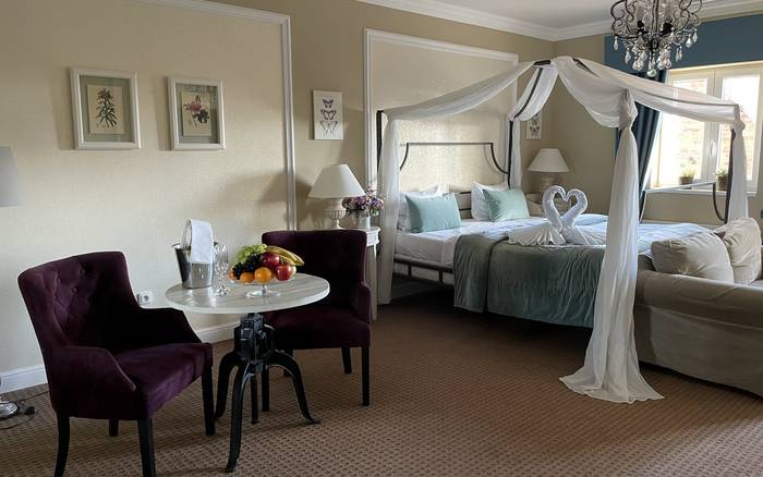 Dvoulůžkový pokoj DELUXE (double bed) s infra saunou
