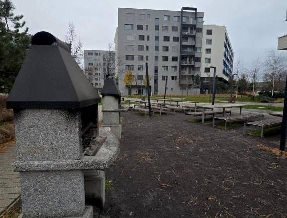 Vonkajšie posedenie, krby
