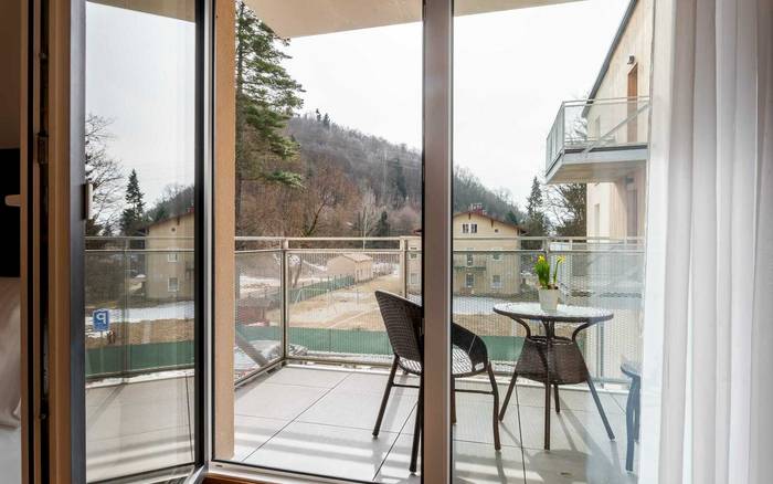 2.05 Slunný jednopokojový apartmán s balkonem