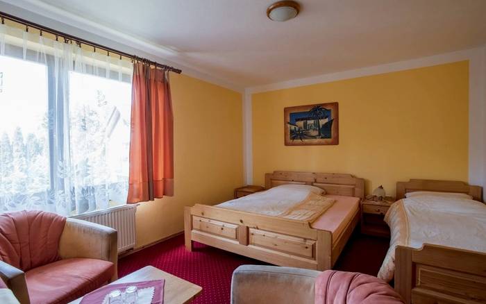Trojlôžková izba s balkónom
