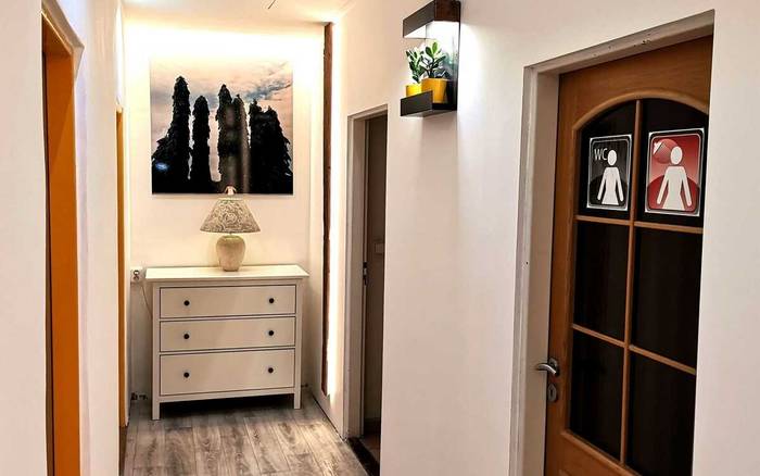 Pokoj Privat Twin se společnou koupelnou