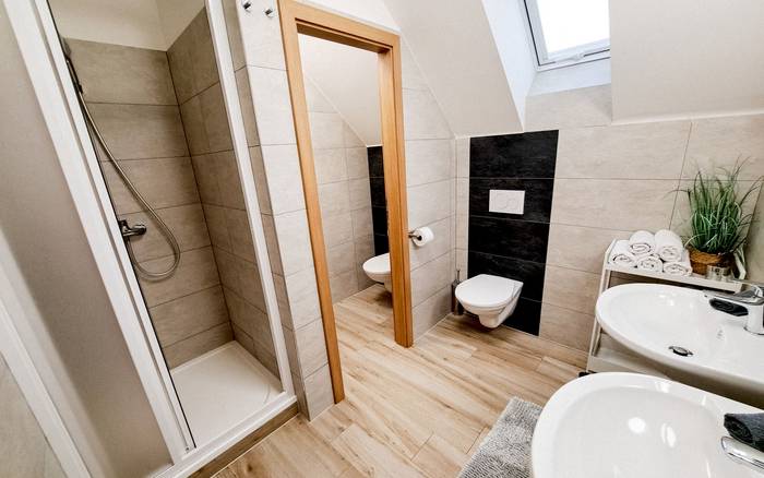 6-lůžkový apartmán ve dvoře