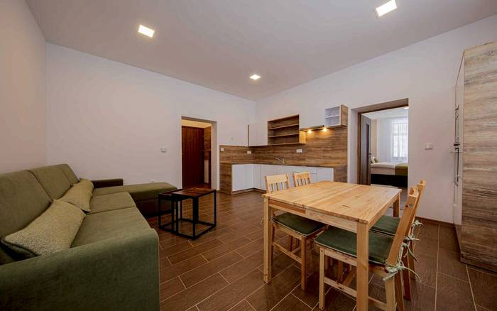 Apartmán s výhledem do zahrady
