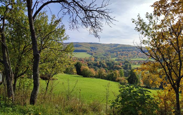 Hiking around the farm