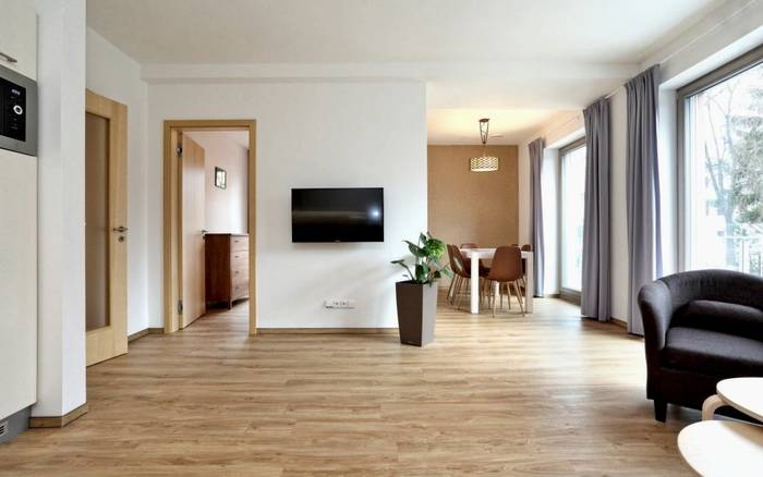 Rodinný Apartmán se 2 ložnicemi a balkonem