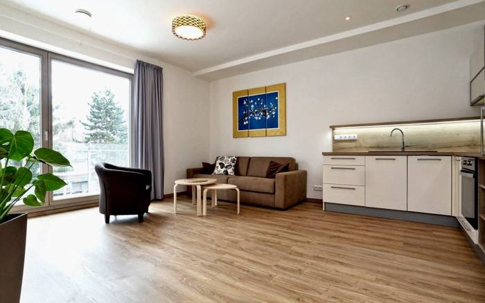 Rodinný Apartmán se 2 ložnicemi a balkonem