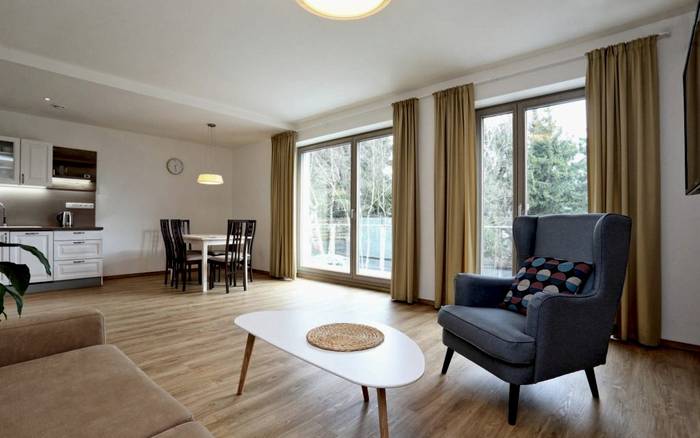 Rodinný Apartmán se 2 ložnicemi a balkonem