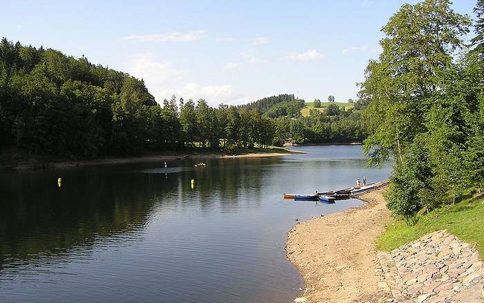 Koupání na vodní nádrži Pastviny nezklame