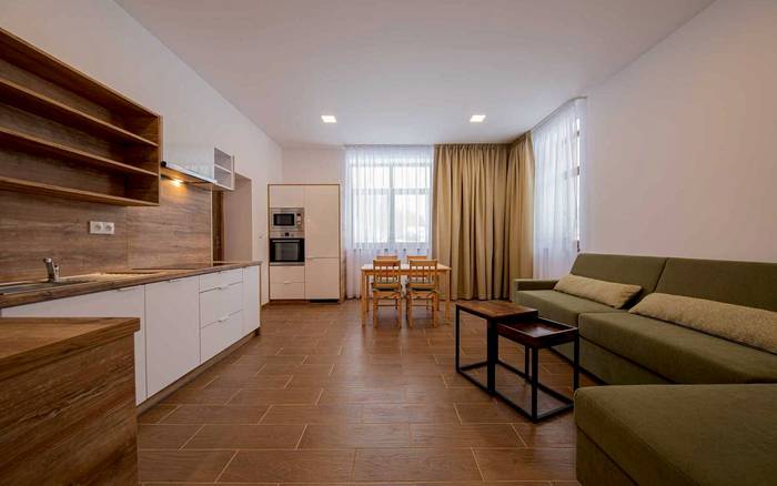 Apartmán s výhledem do zahrady