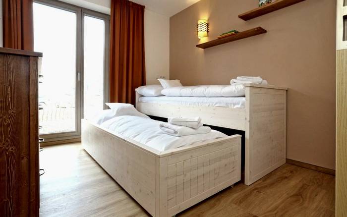 Rodinný Apartmán se 2 ložnicemi a balkonem