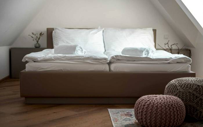 Šestilůžkový dvoupodlažní apartmán