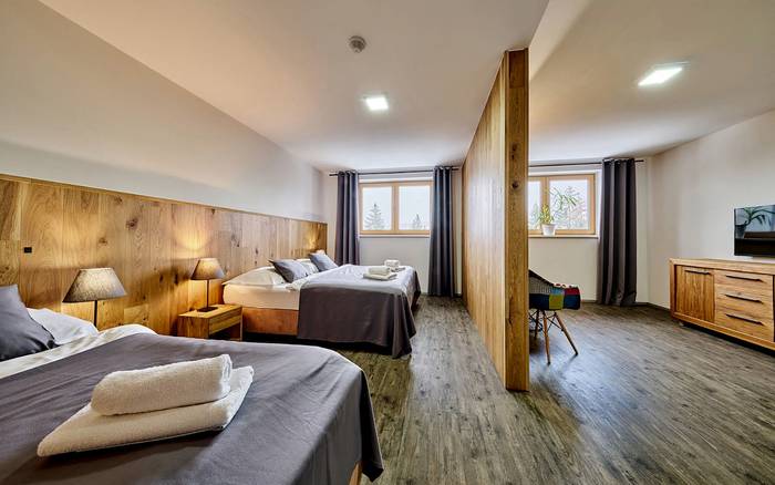 Čtyřlůžkový pokoj