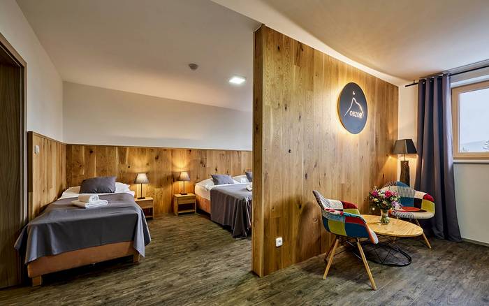 Čtyřlůžkový pokoj