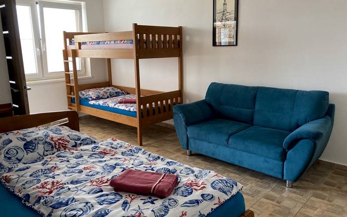 Čtyřlůžkový apartmán v přízemí