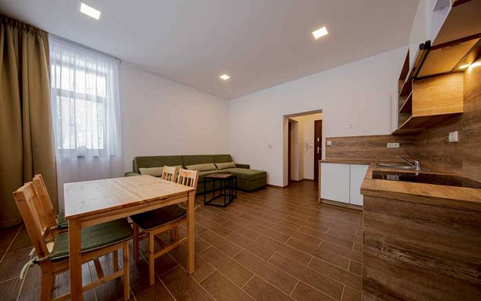 Apartmán s výhledem do zahrady