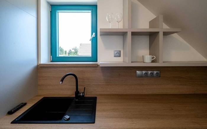 Apartmán se 2 ložnicemi, terasou