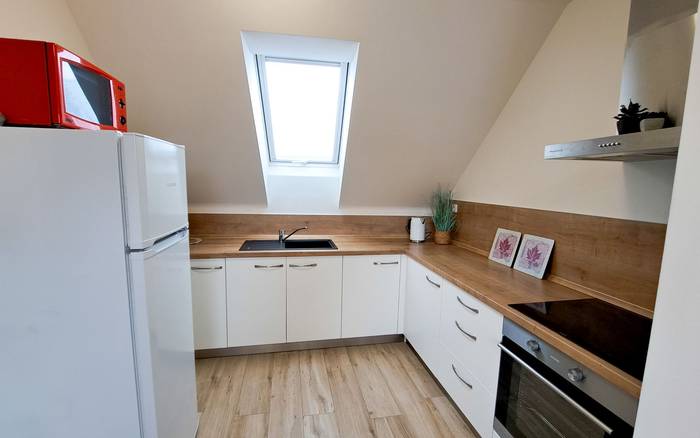 6-lůžkový apartmán v zahradě